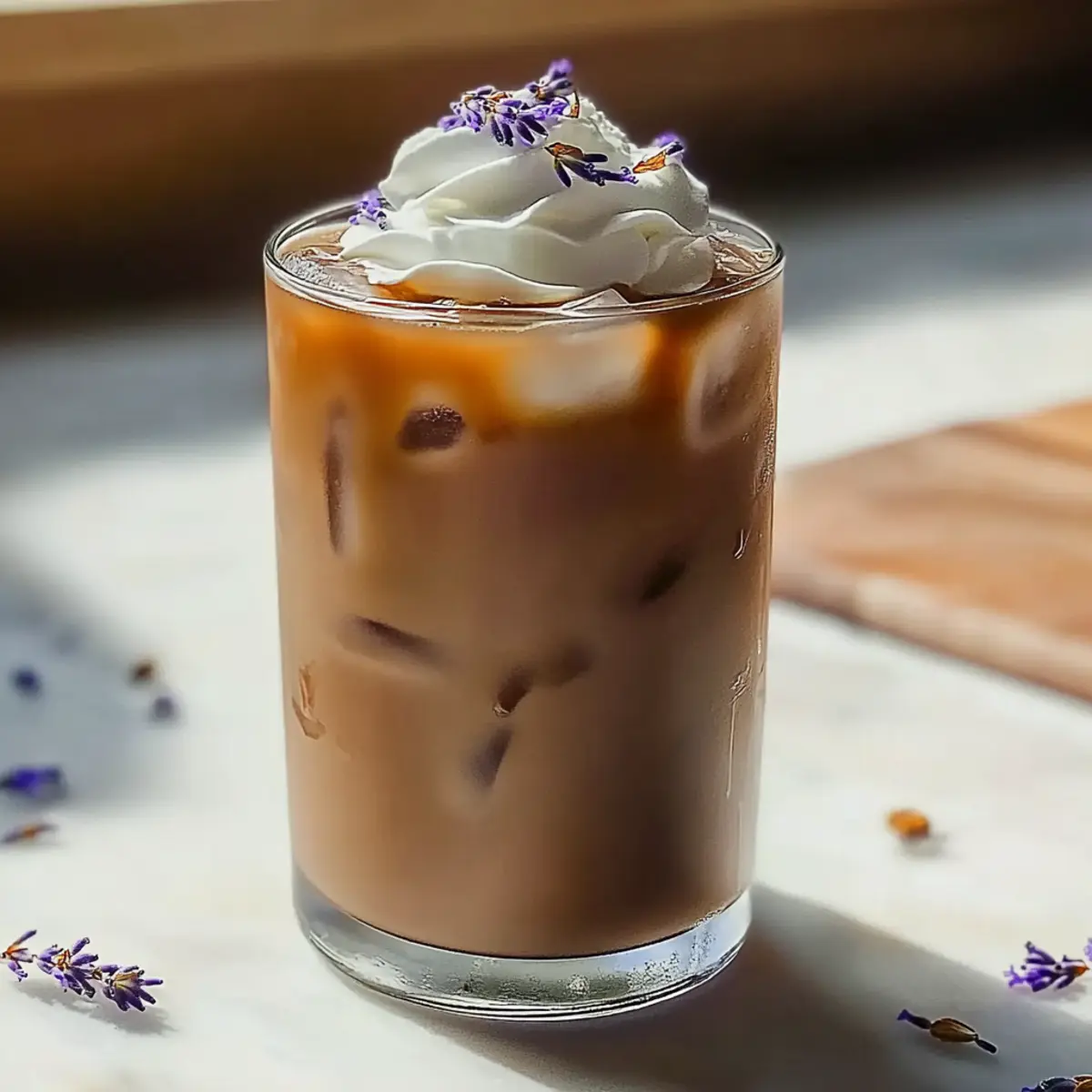 Lavender Honey Iced Coffee