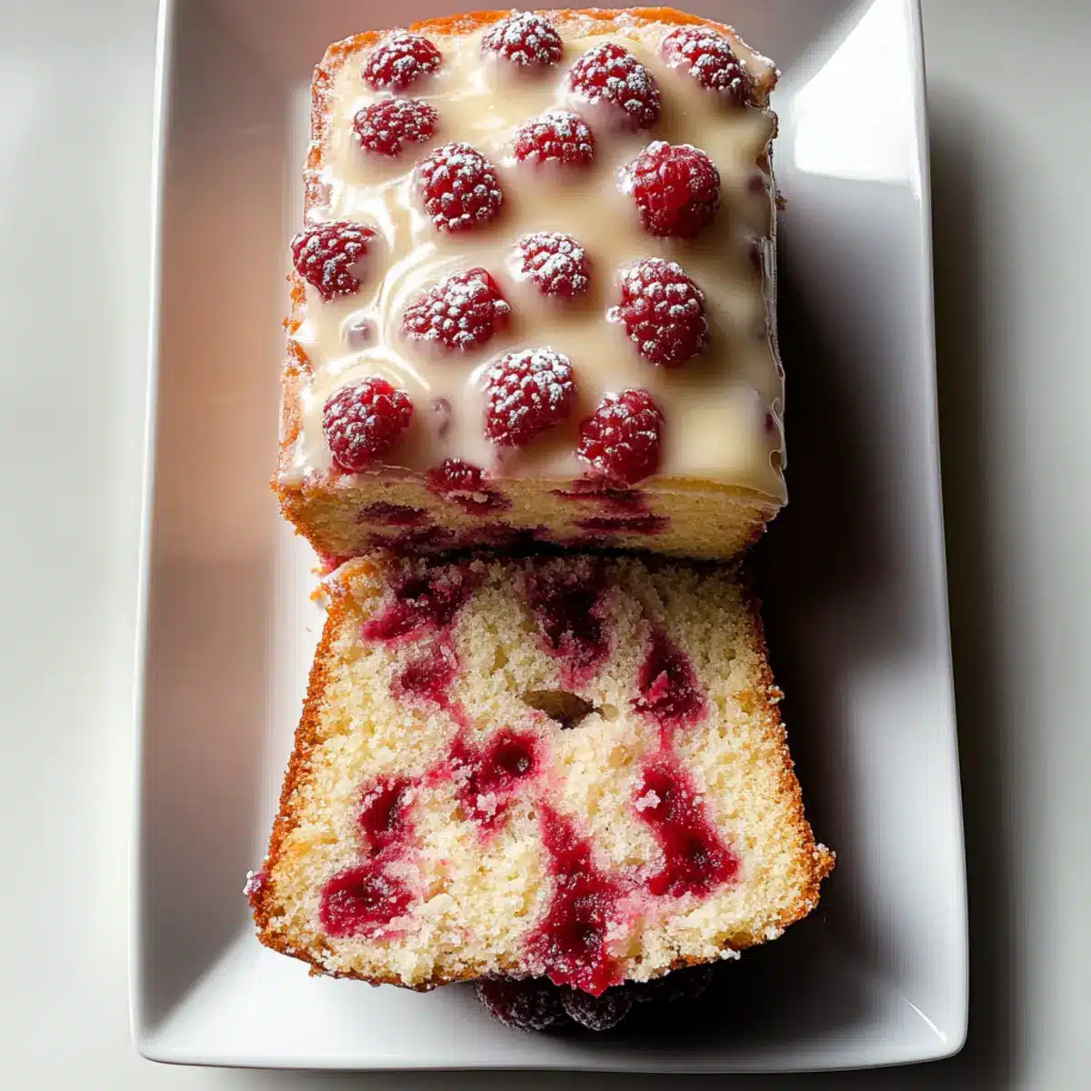 White Chocolate Raspberry Loaf