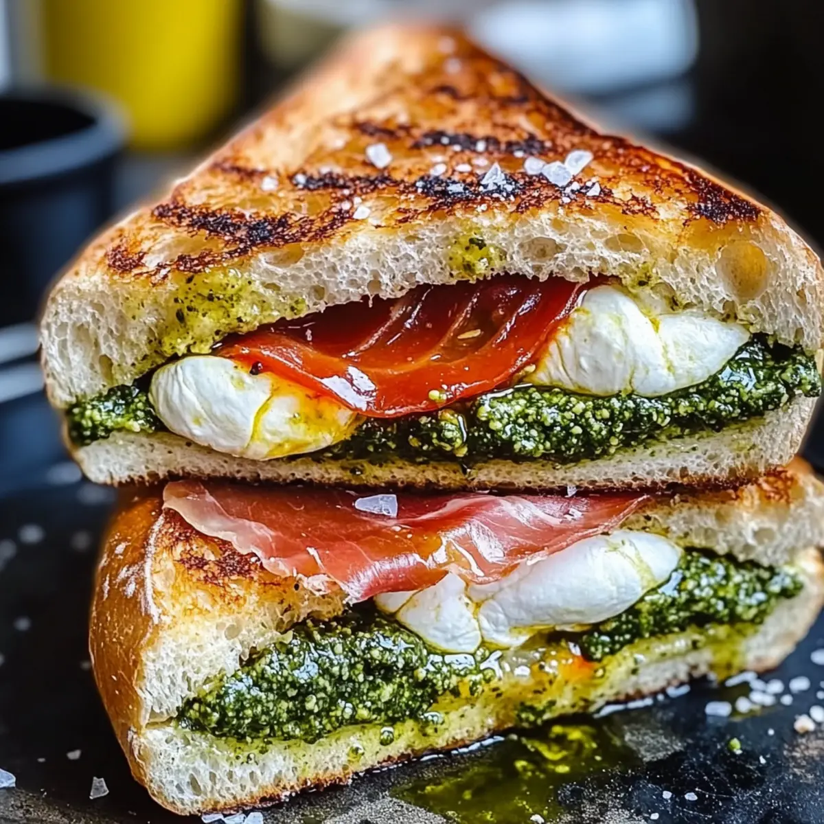 Burrata Pesto Sandwich