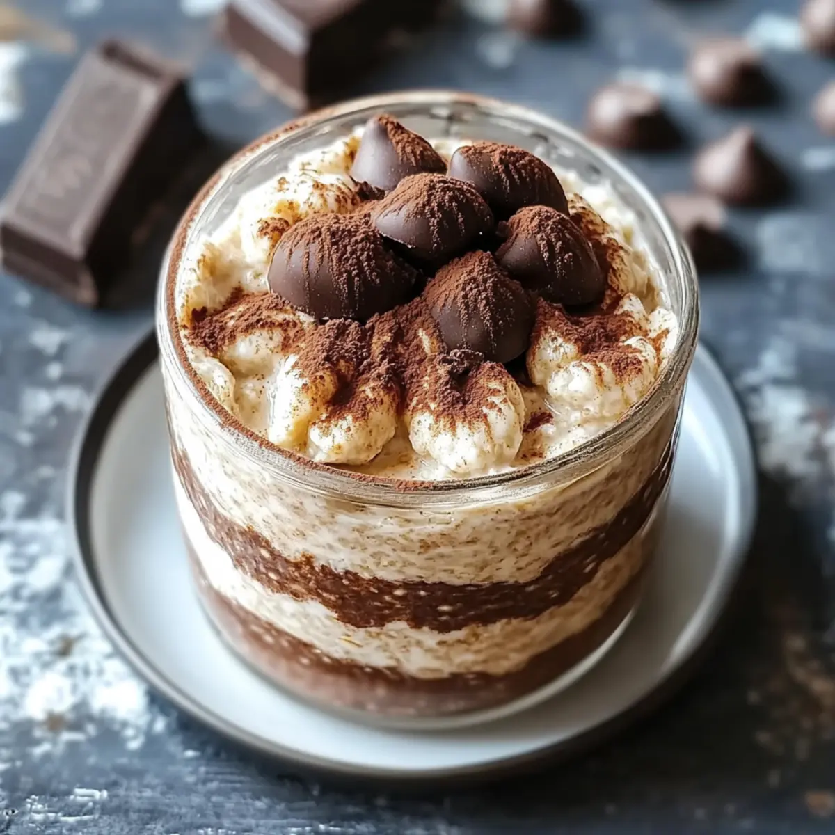 Tiramisu Protein Overnight Oats