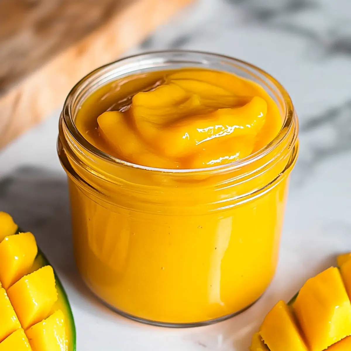 Easy Vegan Mango Curd