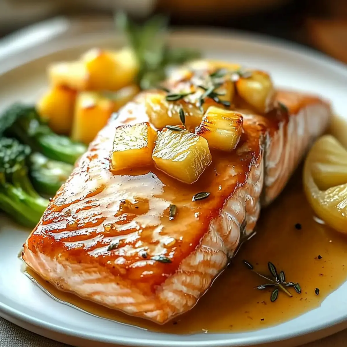 Pineapple Glazed Salmon