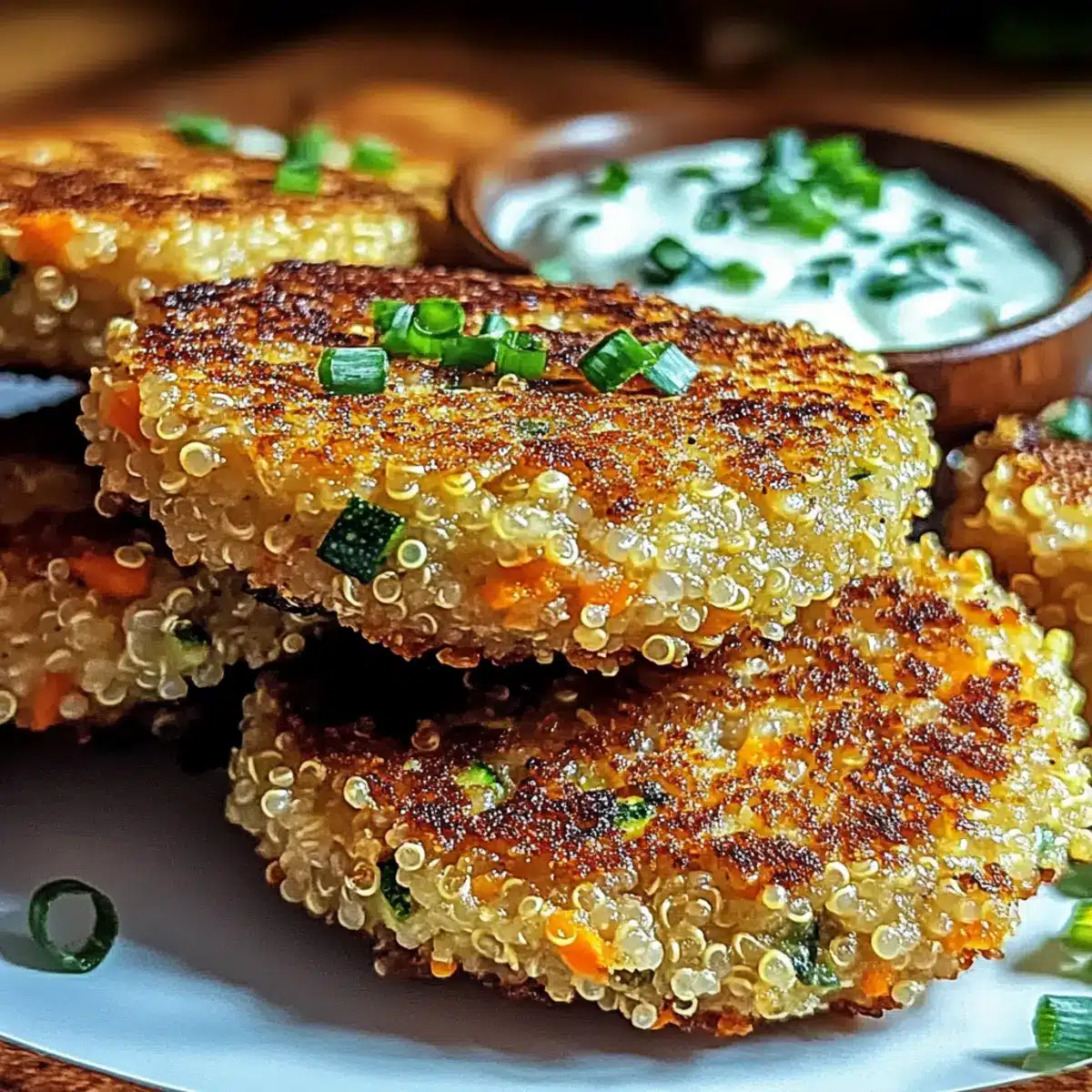 Crunchy Quinoa Veggie Patties
