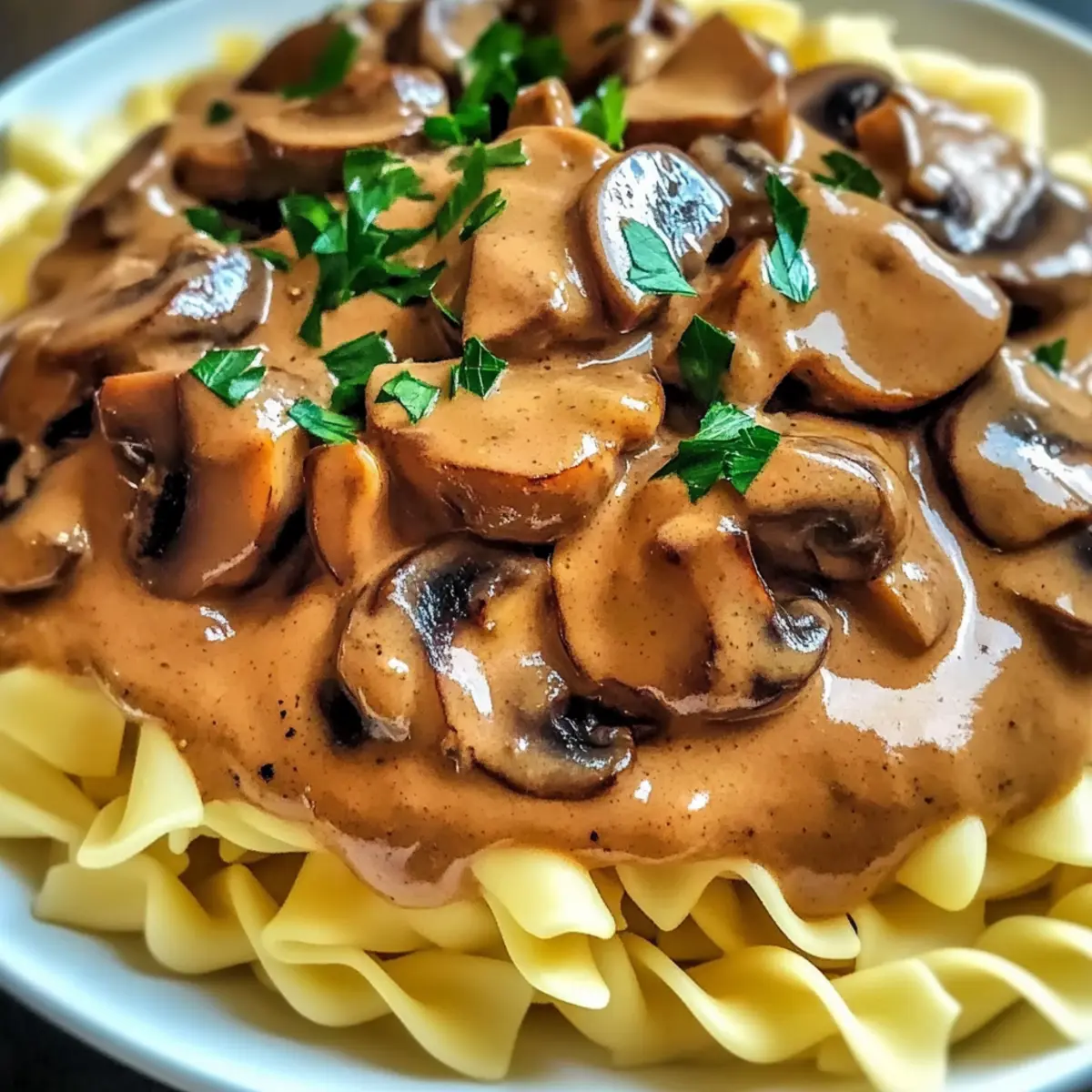 Hungarian Mushroom Paprikash