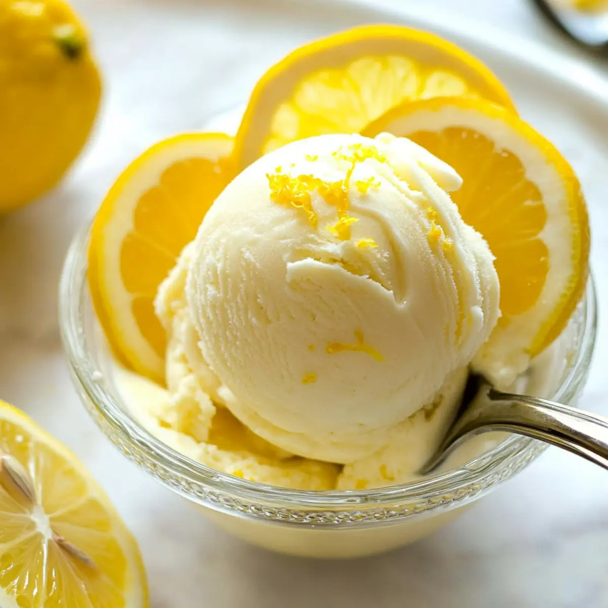 Lemon Frozen Yogurt