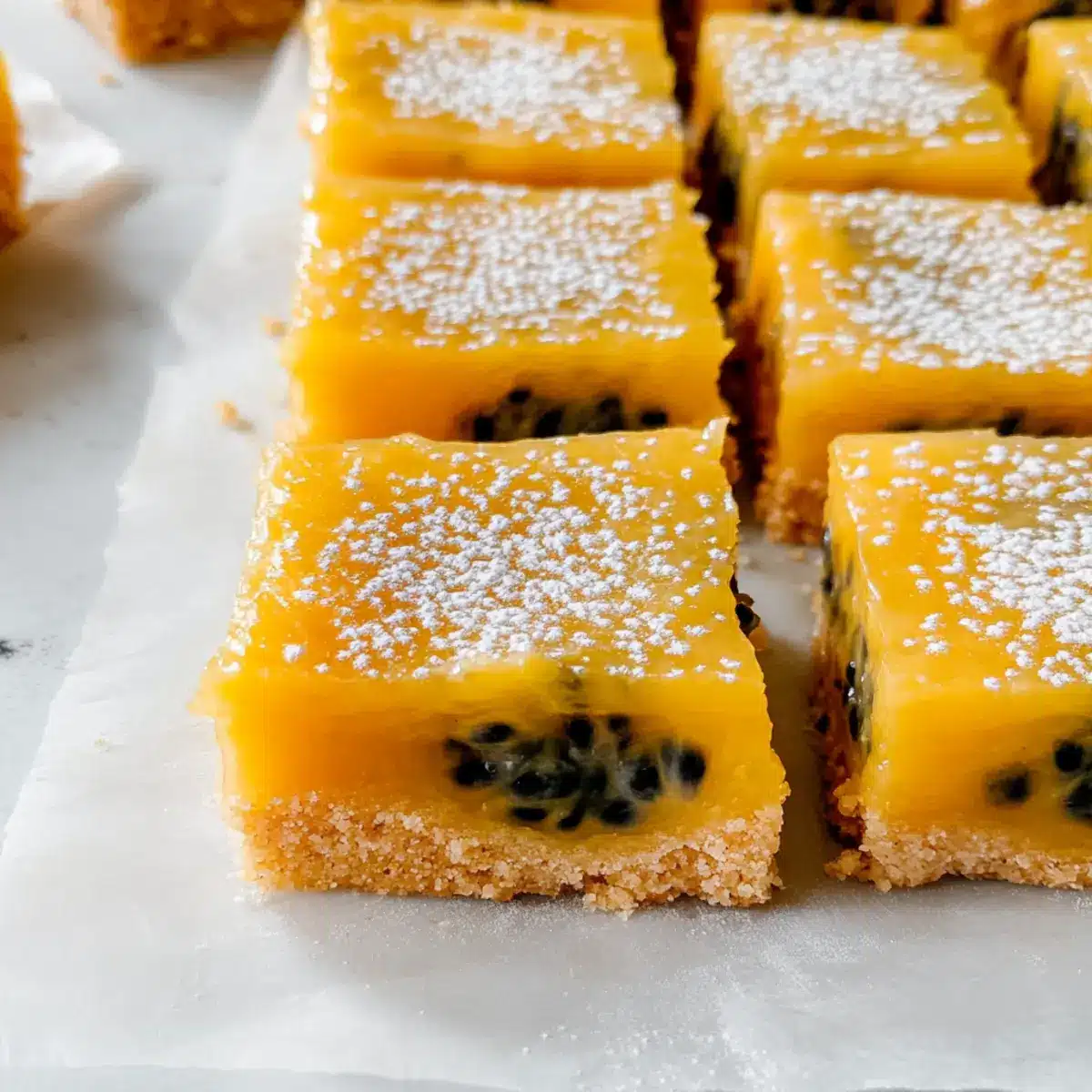 Passion Fruit Bars