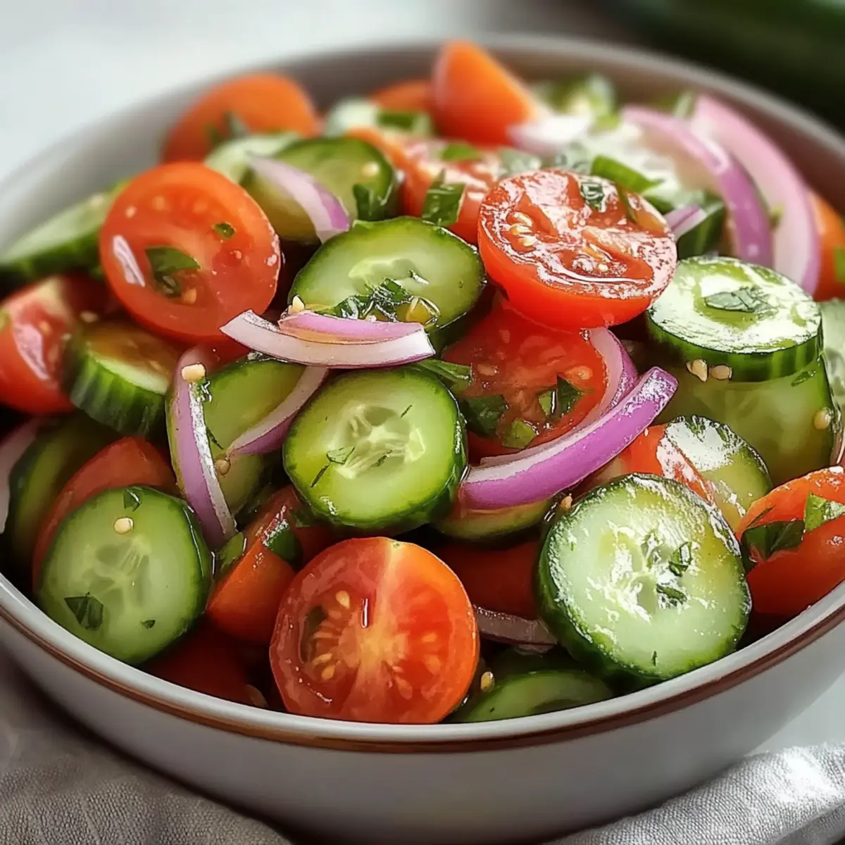 Cucumber Tomato Salad