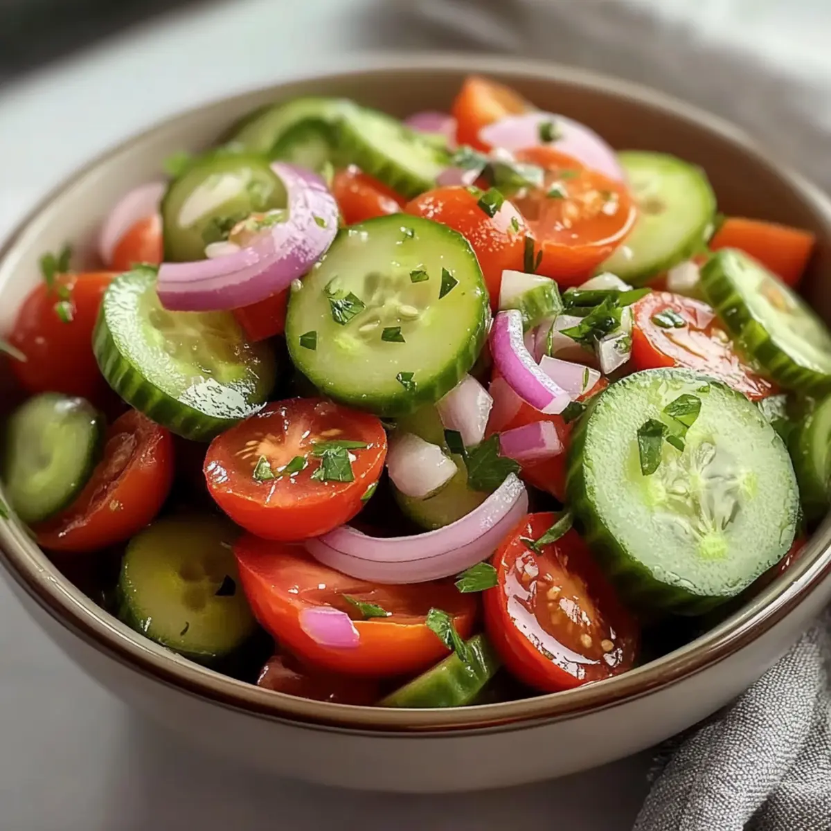 Cucumber Tomato Salad