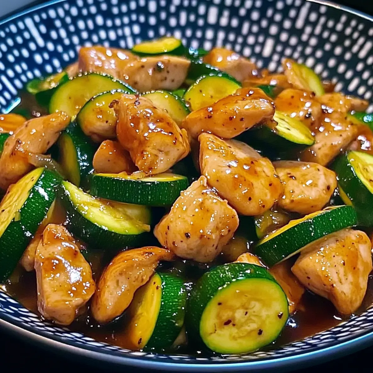 Chicken Zucchini Stir Fry