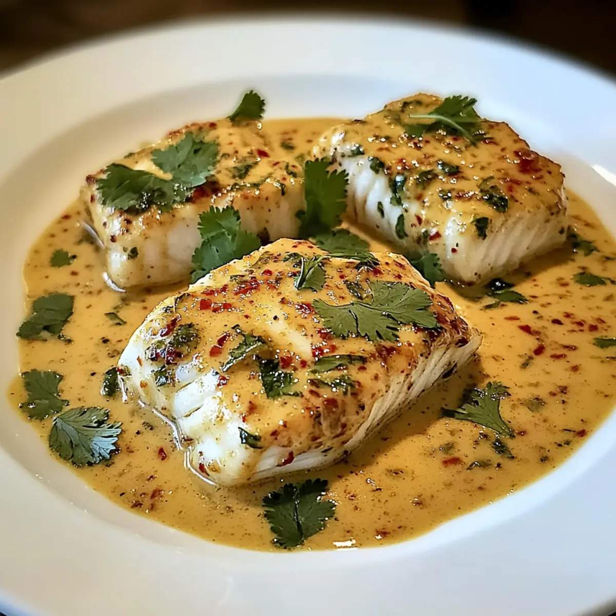 Tropical Grouper with Spicy Coconut