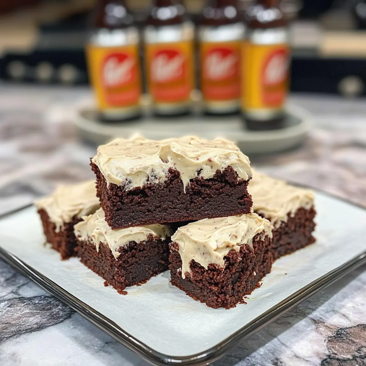 Root Beer Float Brownies