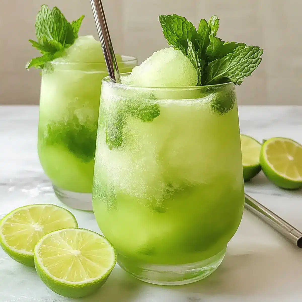 Frozen Mojito Mocktail