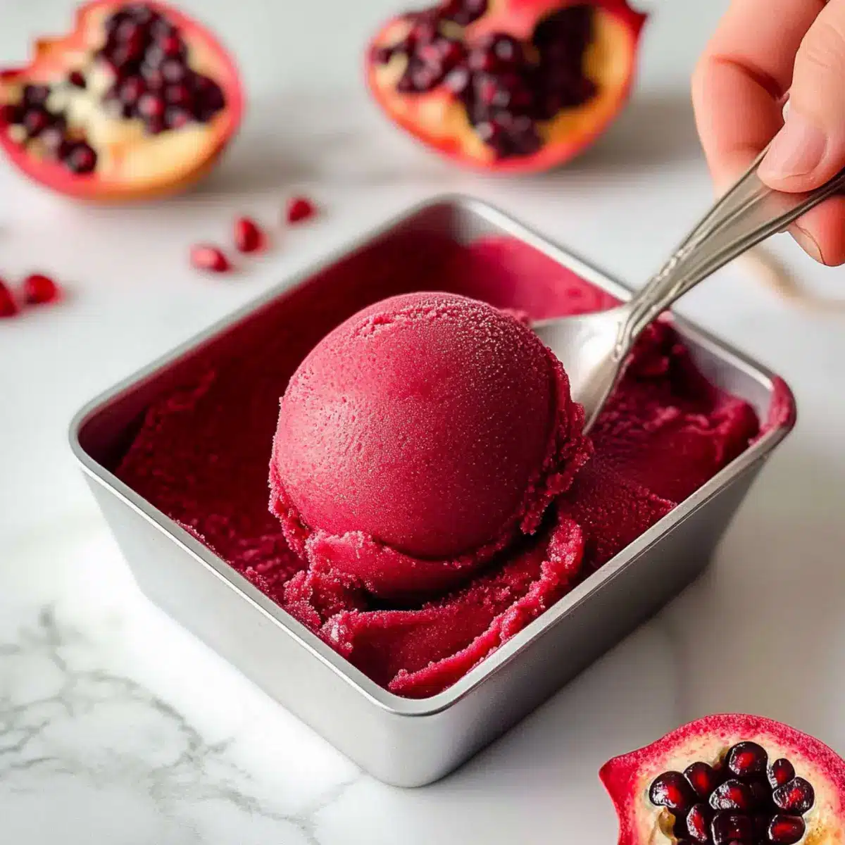 Pomegranate Sorbet