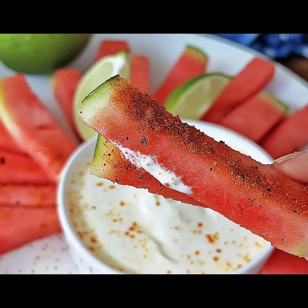 Chili Lime Watermelon Fries