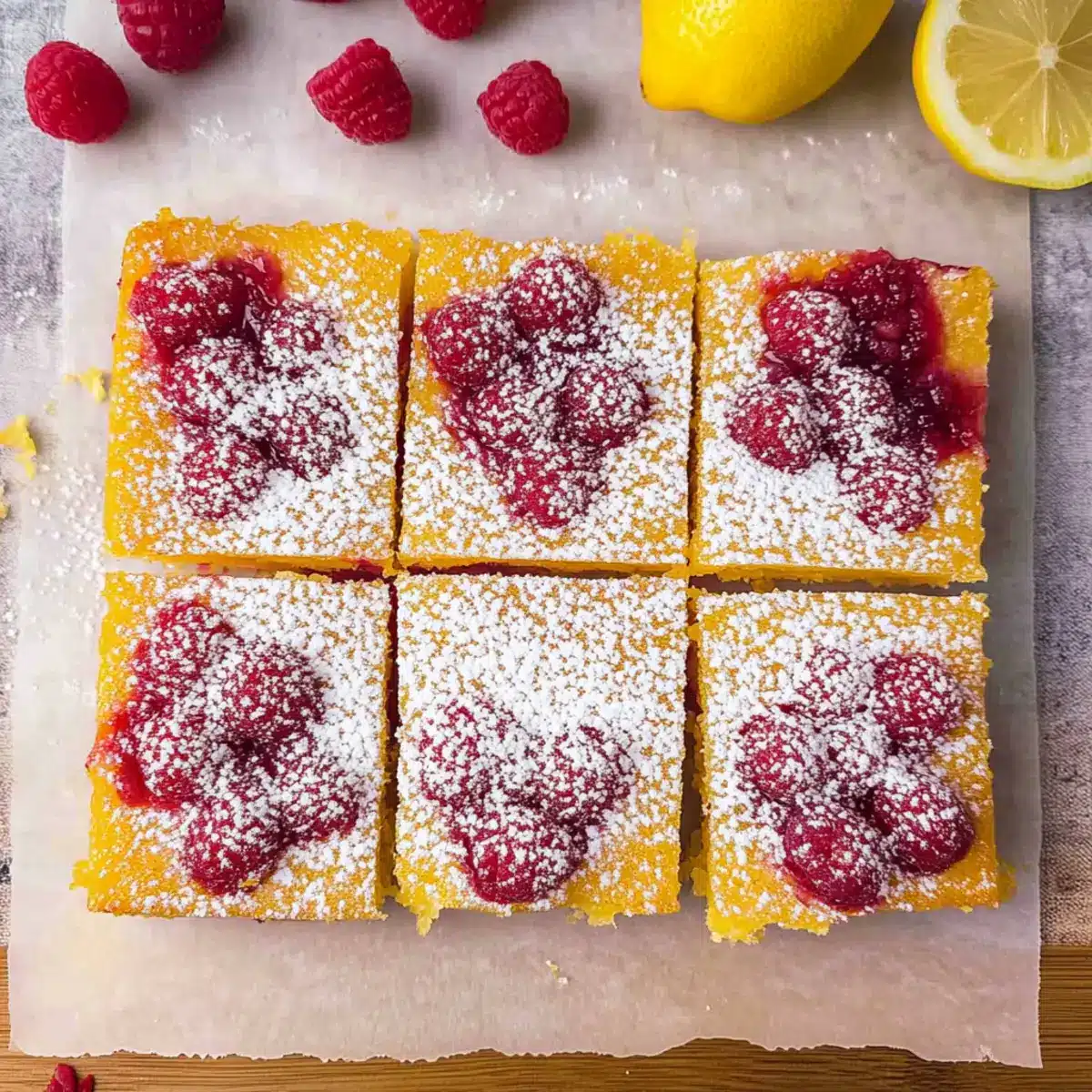 Lemon Raspberry Bars
