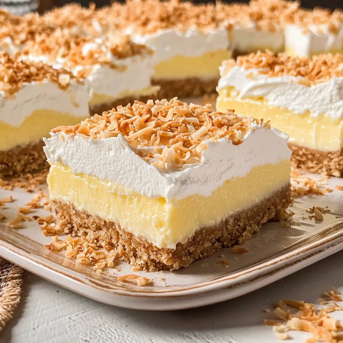 Coconut Cream Bars