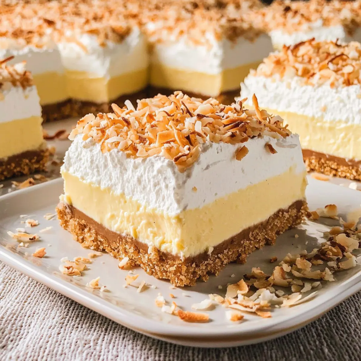 Coconut Cream Bars