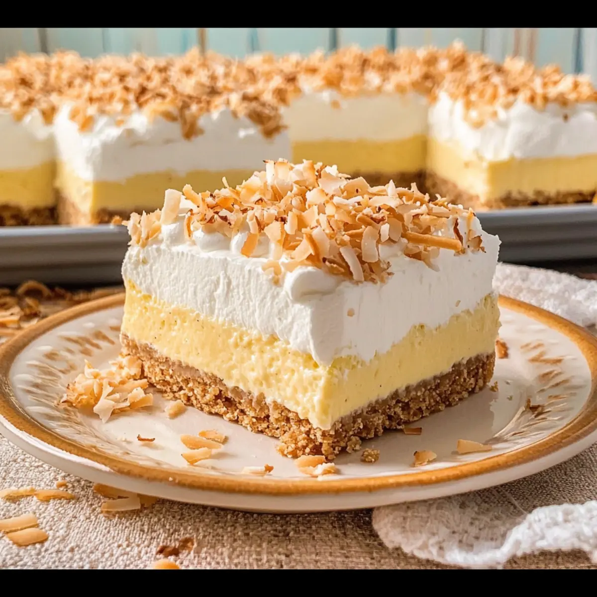 Coconut Cream Bars