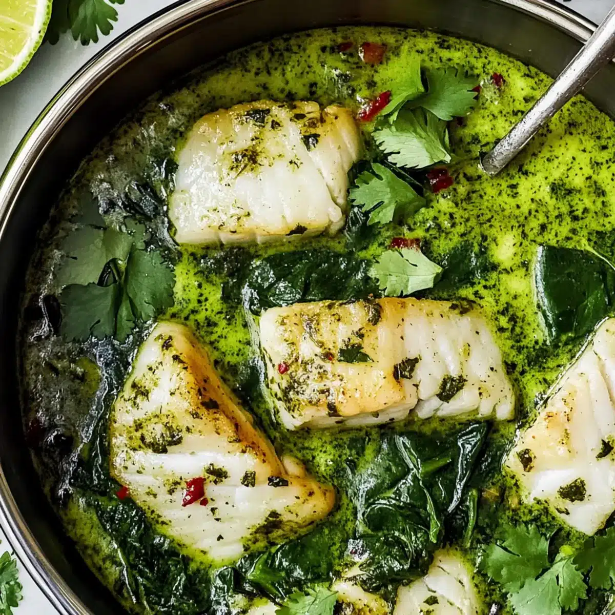 Green Curry Coconut Cod