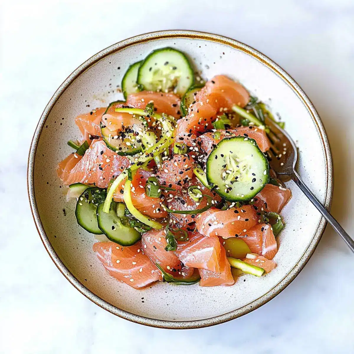 Miso Soy Salmon Sashimi Bowl