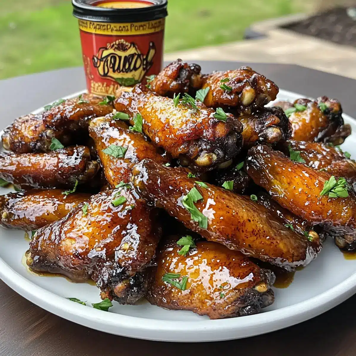 Smoked Hot Honey Chicken Wings