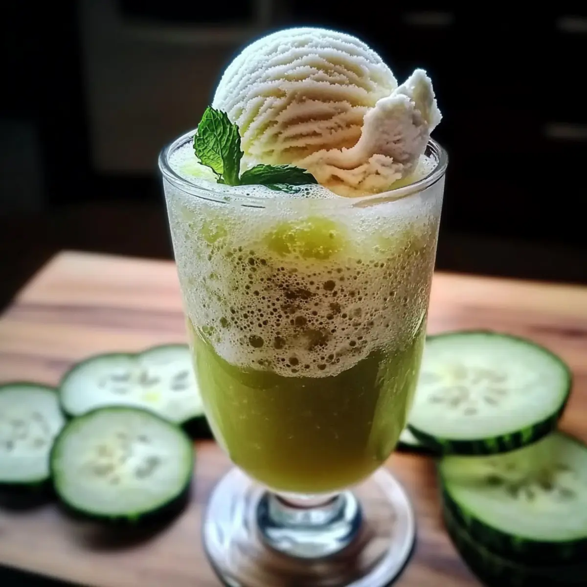 Melon Cream Soda Float