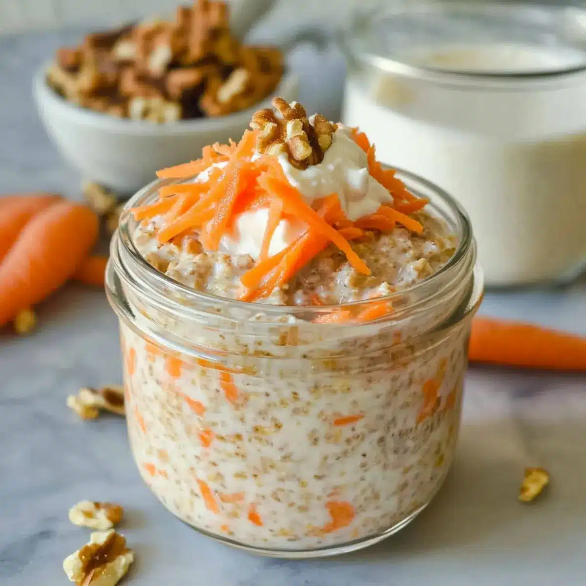 Carrot Cake Overnight Oats