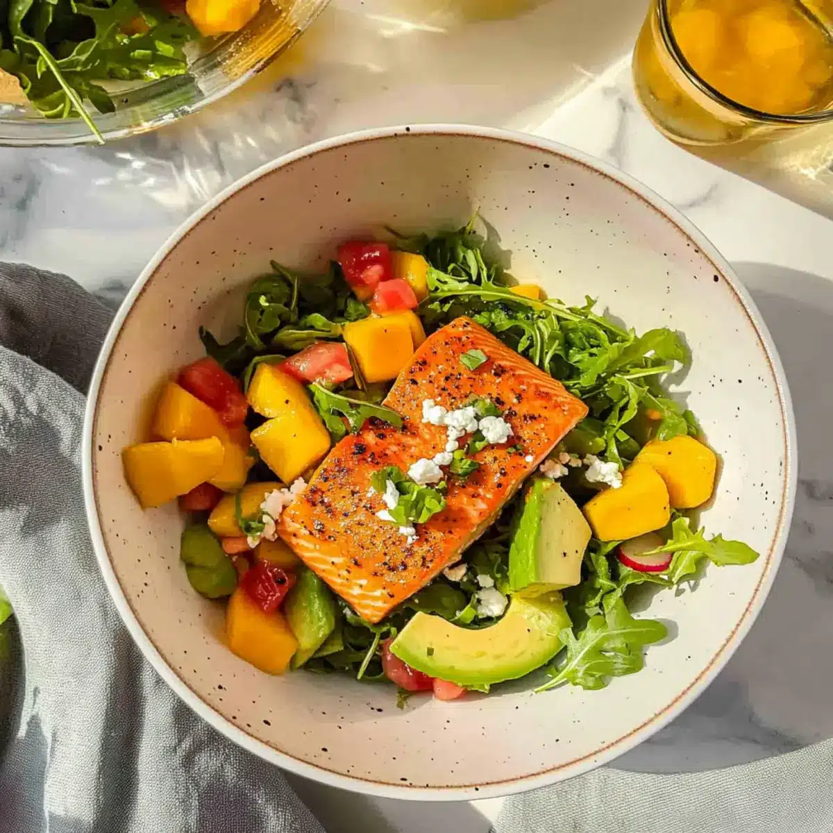 Mango Salmon Salad