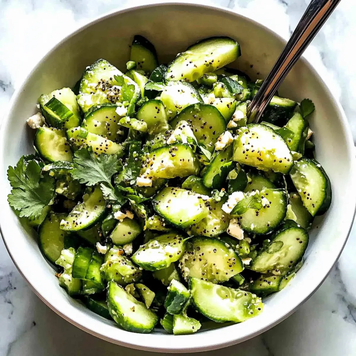 Smashed Cucumber Salad