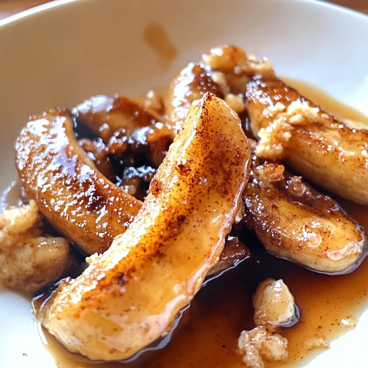 Cinnamon Fried Bananas