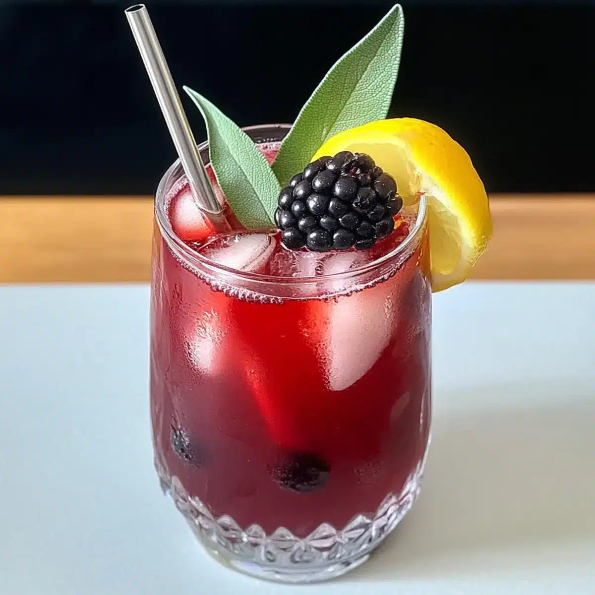 Blackberry Sage Iced Tea