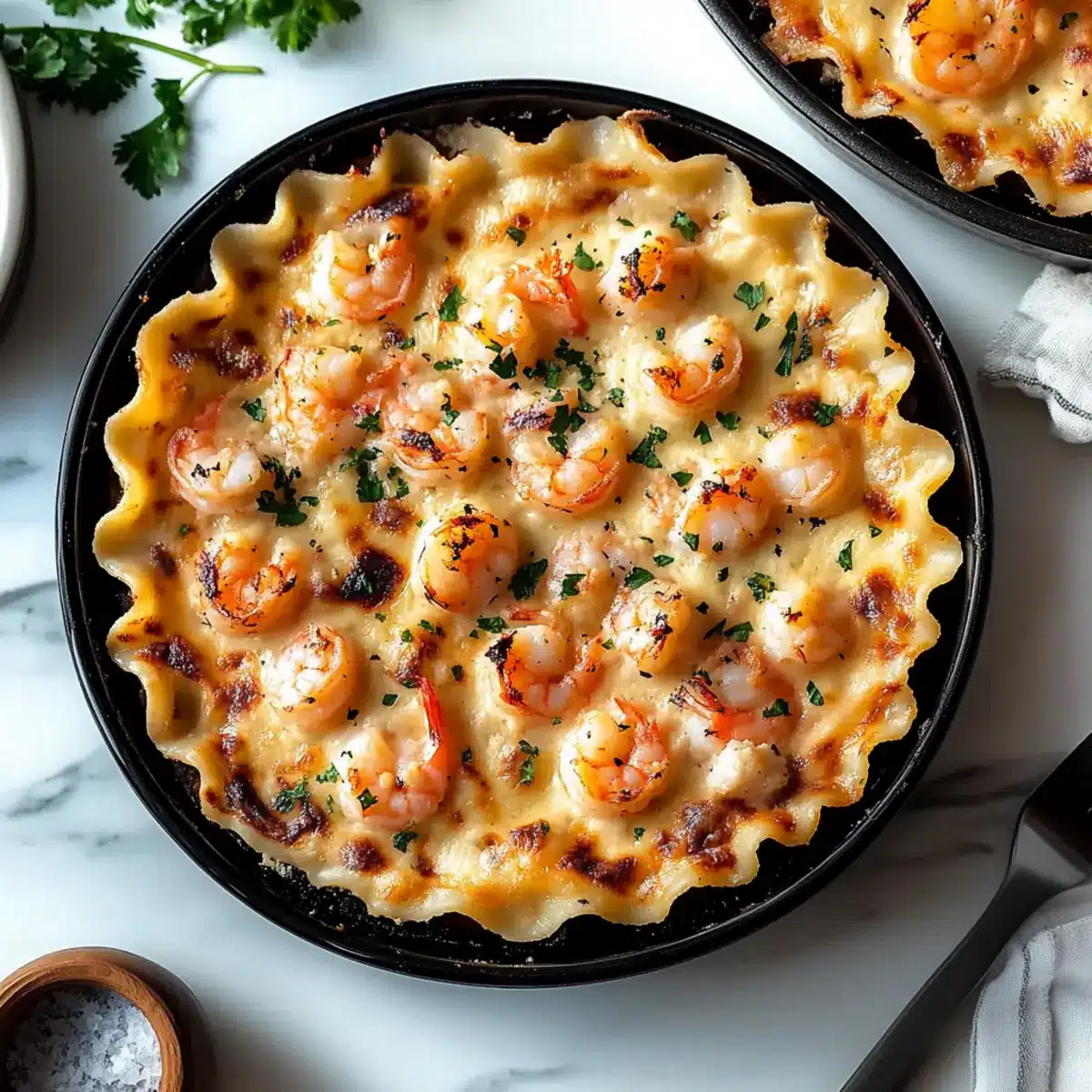 Seafood Lasagna with Lobster and Shrimp