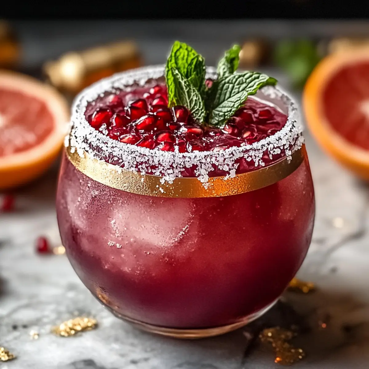 Zesty Spicy Pomegranate Ginger Paloma