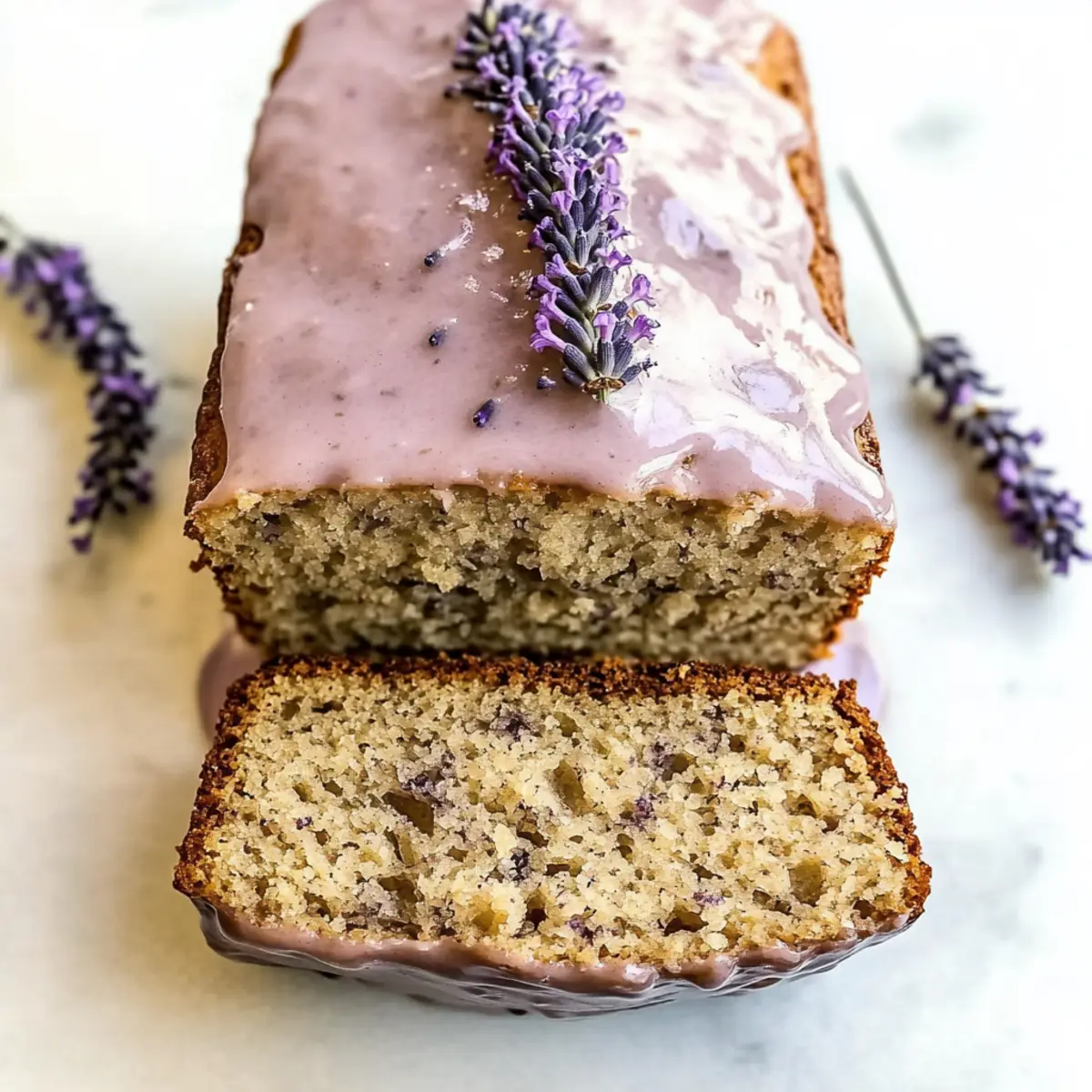 Lavender Banana Bread