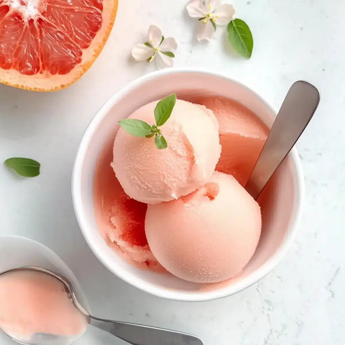 Jasmine Grapefruit Sorbet