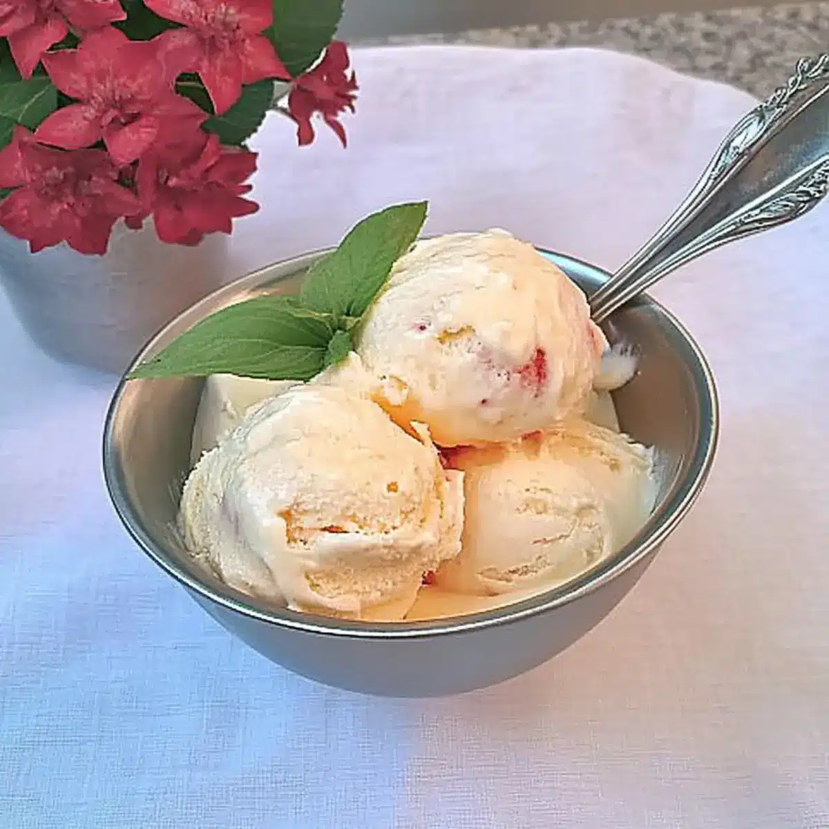 Peach Delight Frozen Yogurt
