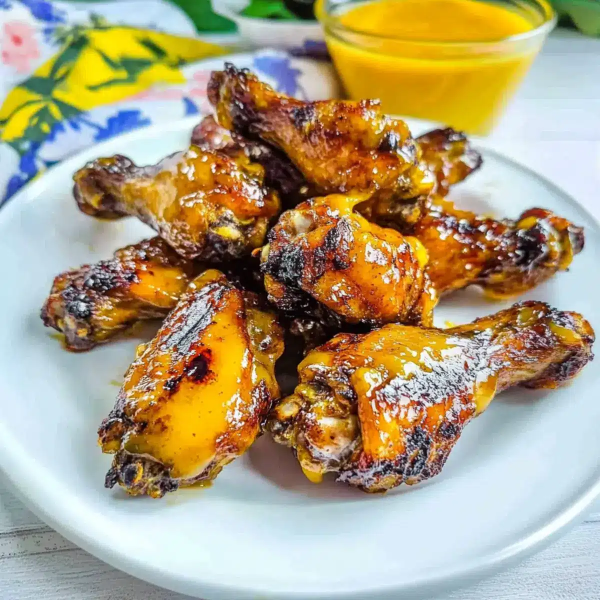 Grilled Chipotle-Mango Wings