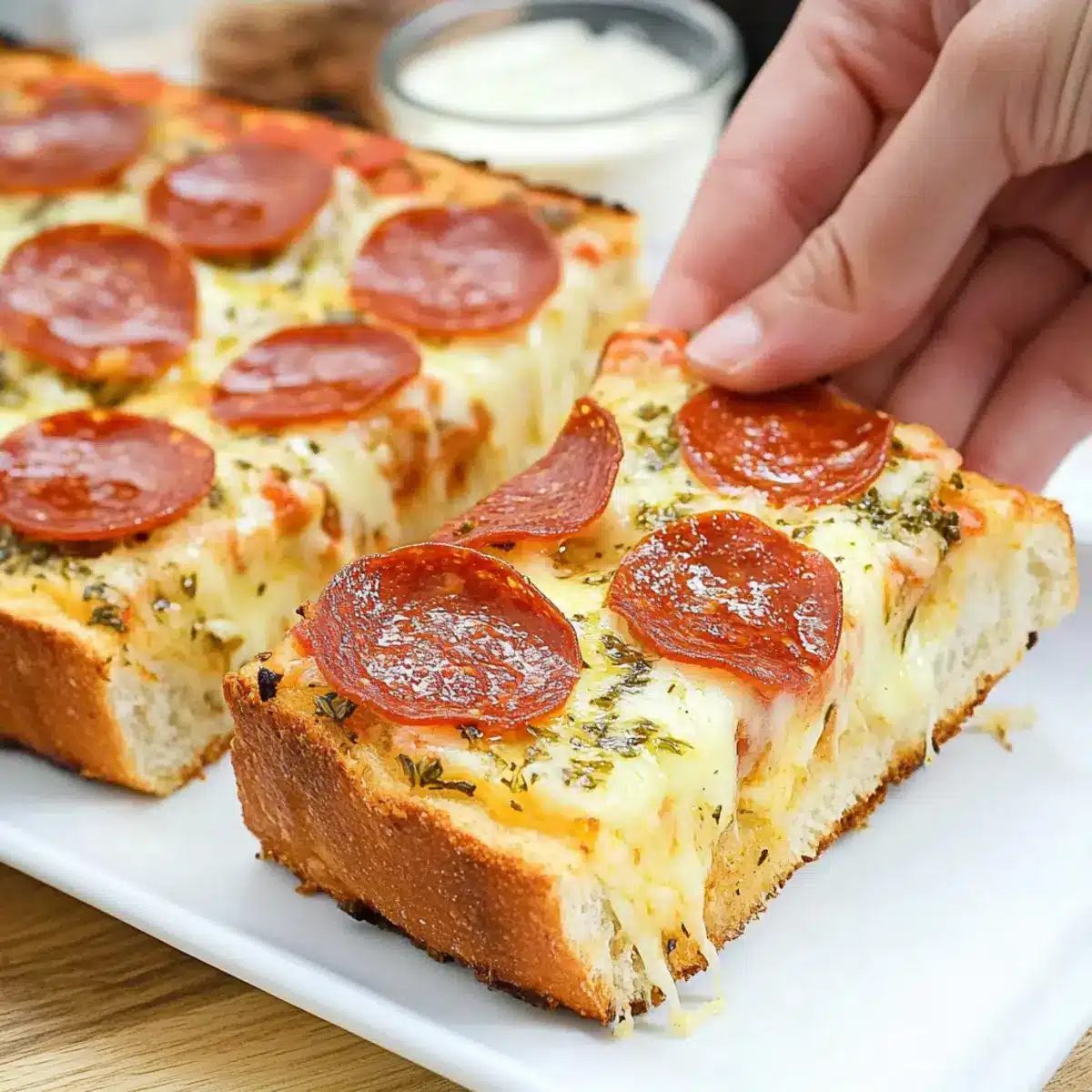 Pepperoni French Bread Pizza