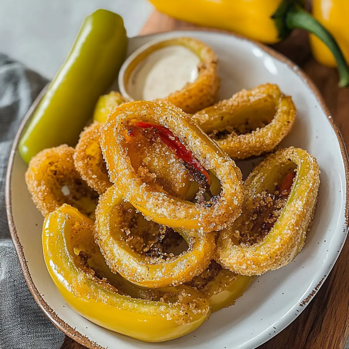 Air Fryer Banana Peppers
