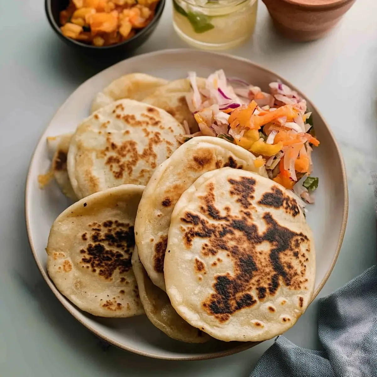 Pupusas with Curtido