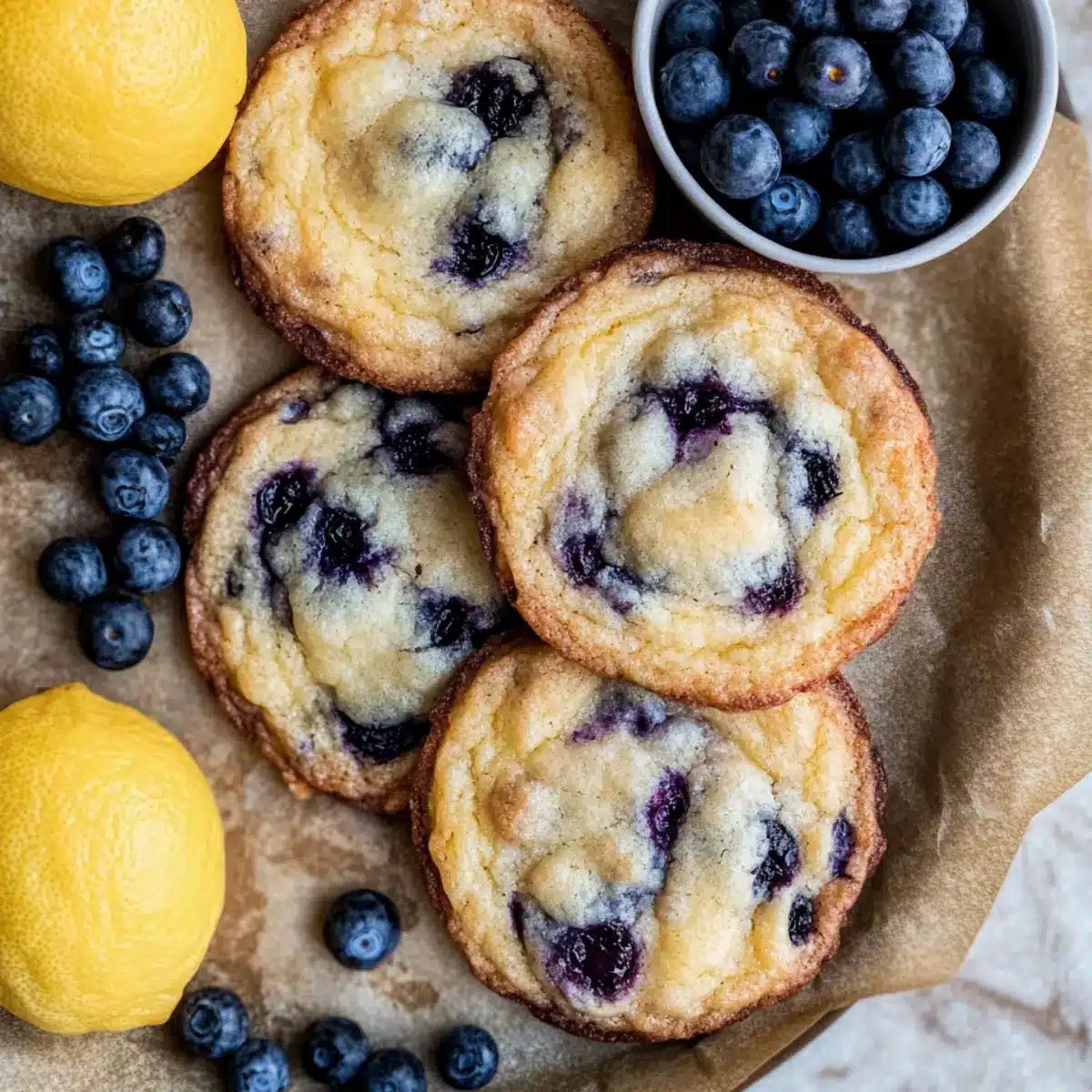 Lemon Blueberry Cookies