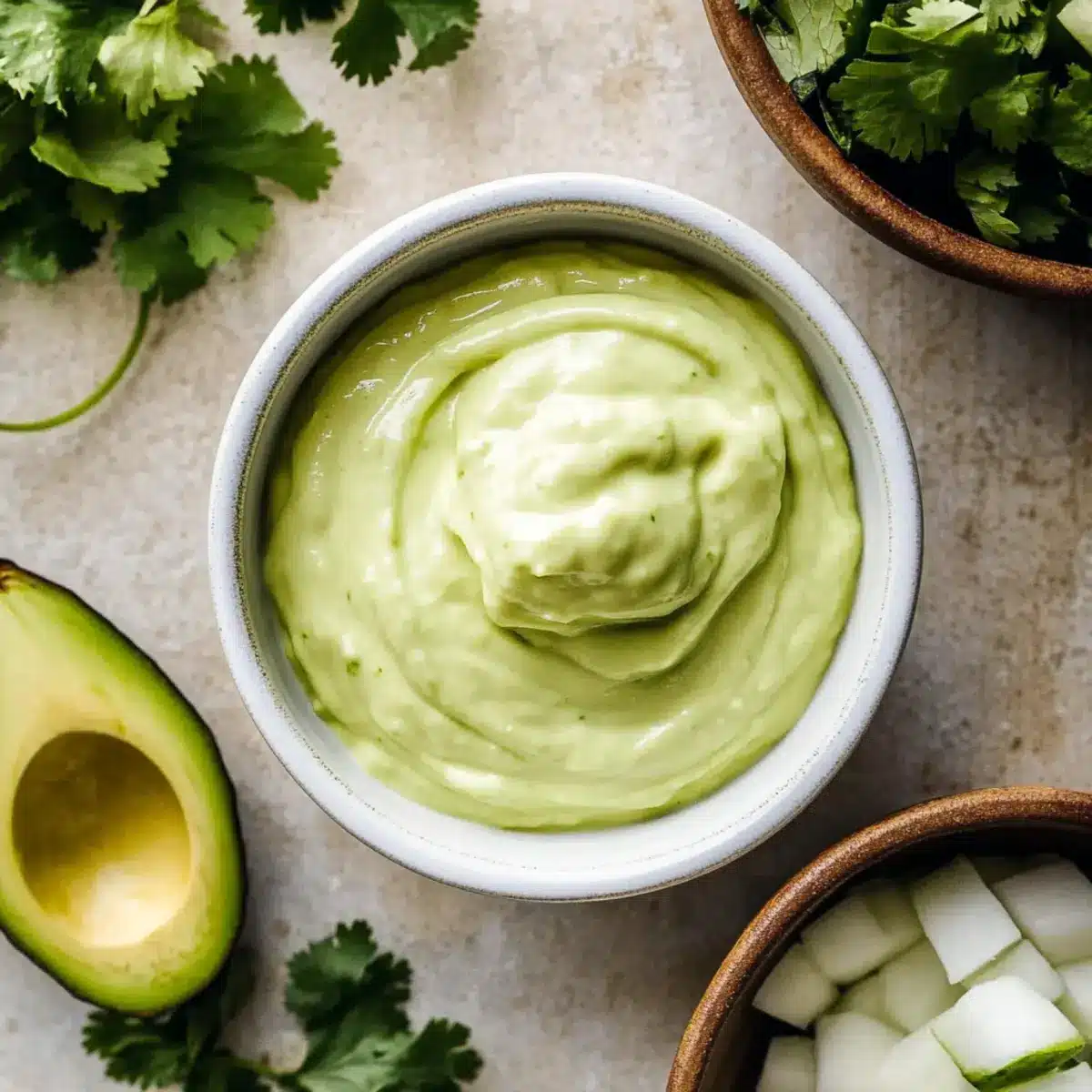 Creamiest Avocado Crema