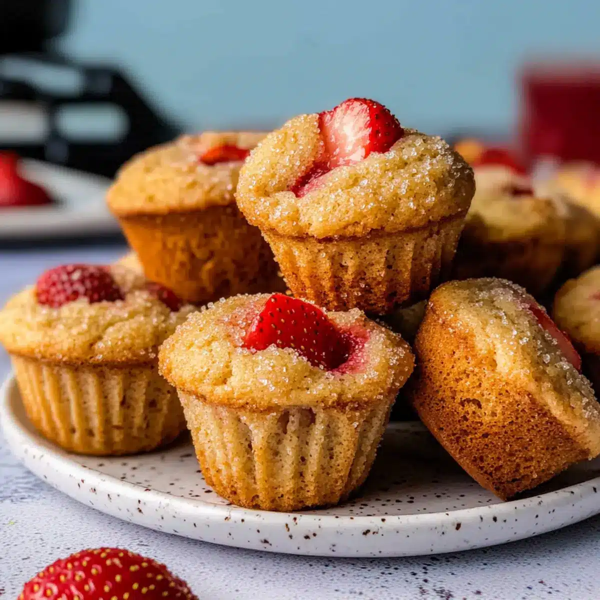 Vegan Strawberry Muffins