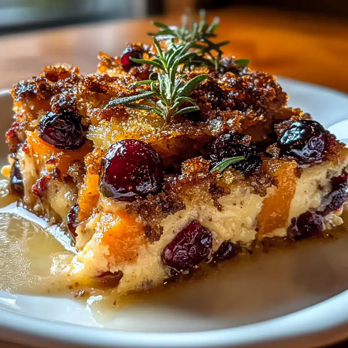 Sweet Potato & Cranberry Gratin