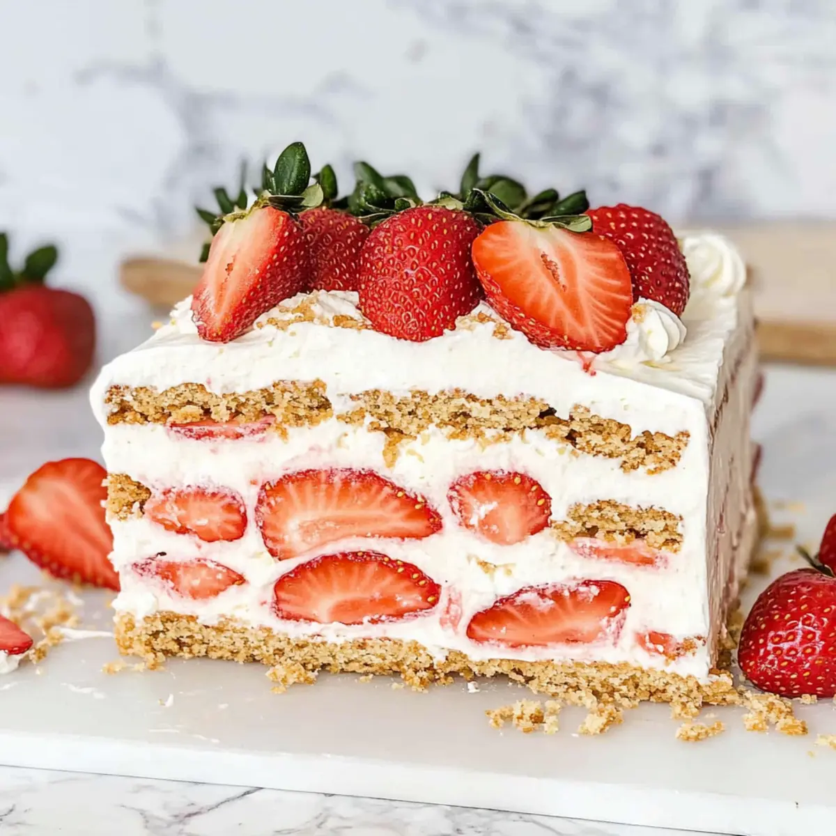 Strawberry Icebox Cake