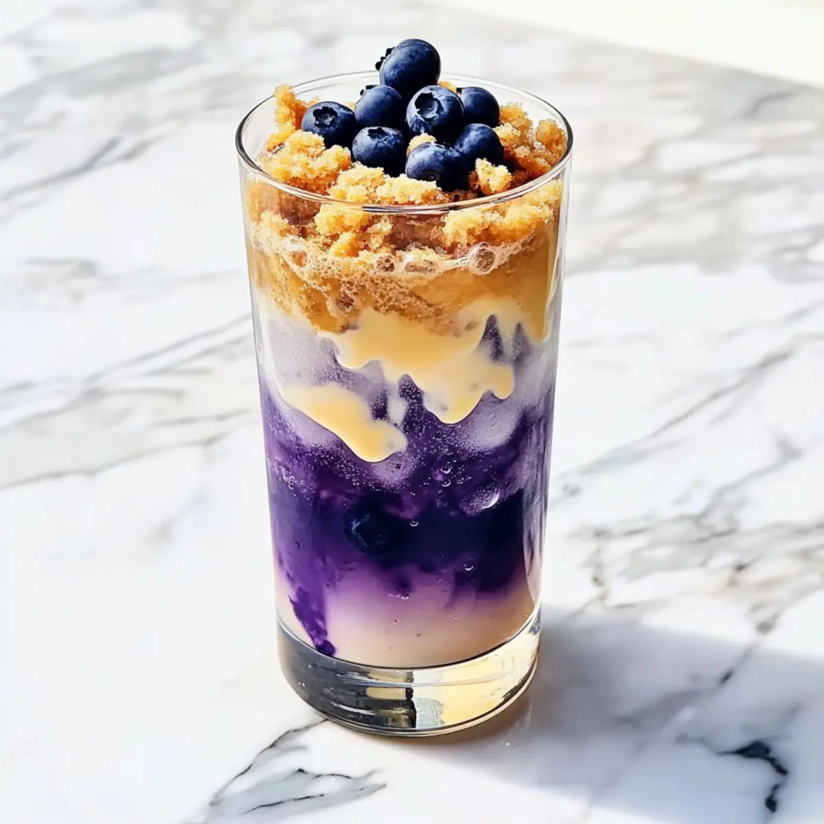 Blueberry Muffin Dirty Soda