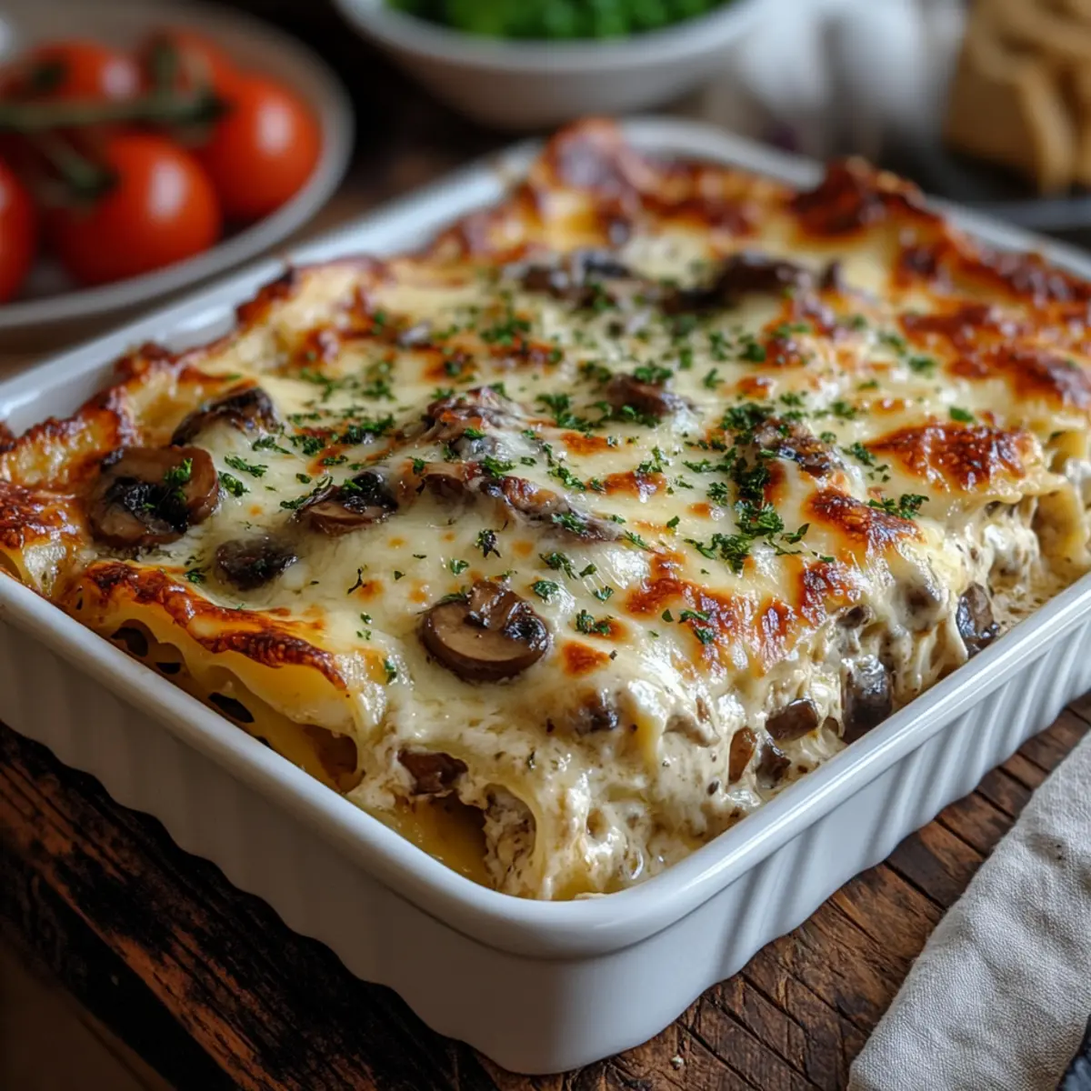 Mushroom Lasagna
