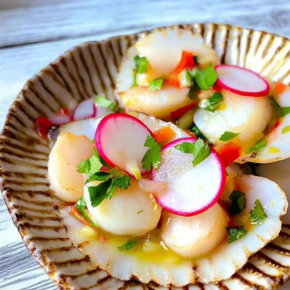 Spicy Scallop Ceviche