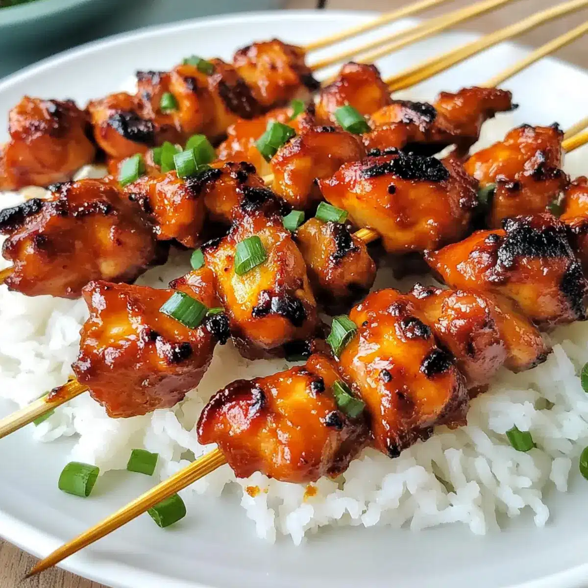 Korean Chicken Skewers
