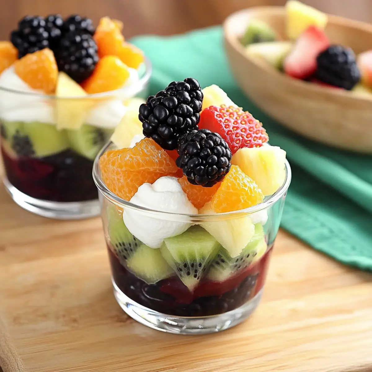Rainbow Fruit Cups